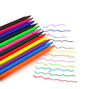 Bút Màu Nước 12 Màu Mỏng Đơn Giản Thoáng Khí Khuyến Mại Giá Rẻ Nhất Bút Có Đầu Nỉ Bút Đánh Dấu Có Thể Giặt Được Cho Vẽ Trẻ Em - Product Image 5