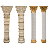 Moule en Béton Préfabriqué ABS pour Piliers Colonnes Romaines 30cm x 365cm à Vendre, Moules à Ciment Béton pour Coulée, Conception de Coffrage