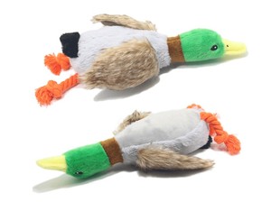 Kingtale köpek oyuncaklar için agresif chechepet yeşilbaş ördek köpek oyuncak gıcırtılı peluş yavru köpek oyuncak - Product Image 3