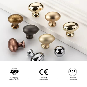 درج أثاث خزانة من سبائك الزنك عالي الجودة سحب بألوان ذهبية سوداء للمطبخ - Product Image 1