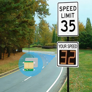 Radar de Detección de Velocidad Montable en Carretera de 24 GHz para Advertencia de Velocidad de Conductor en Intersecciones y Curvas - Product Image 4