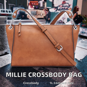 ROYAL LEATHER INDUSTRIES Women's Genuine Leather Lining with Zipper Closure Crossbody Style Novelty up to 1L Capacity - Product Image 2