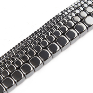 Hematite Loose <strong>Beads</strong> Rounded Square <strong>Magnet</strong> <strong>Beads</strong> Strands 2/3/4/6/8mm Semi-finished Handmade Materials for DIY Jewelry Making - Product Image 1