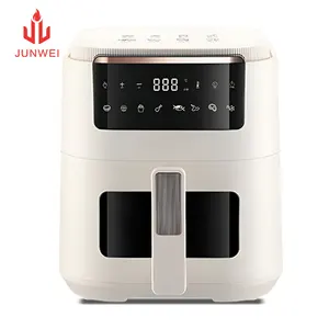 Junwei ZG-61-TP akıllı mutfak dijital fırın OEM 6.5L arizer tost hava friyer sıcak elektrikli yağsız derin hava fritöz