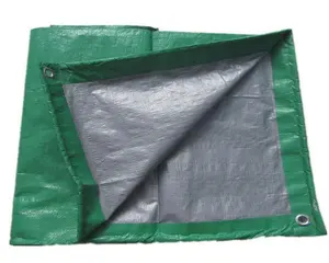 Woven Fabric Poly Tarps Heavy Duty Durable Hdpe Waterproof Tarpaulin Ground Covers