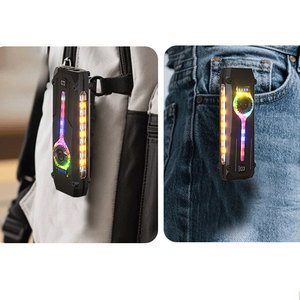 Taikoo EDC ไฟฉายเลเซอร์ยุทธวิธีทรงกระบอกแสงแรง, ไฟฉายแหล่งกำเนิดแสงหลายดวงชาร์จไฟหรี่แสงได้แบบไม่มีขั้น - Product Image 6