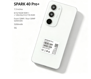 Spark 40 Pro+ ฟังเพลงได้ โทรศัพท์มือถือ สมาร์ทโฟนสำหรับใช้งานประจำวัน ฟังก์ชันพื้นฐานและขั้นสูง ครบครันในเครื่องเดียว 8GB/12GB+512GB - Product Image 4