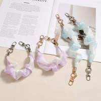 Tali Pergelangan Tangan YN Scrunchie untuk Ponsel, Rantai Pembentuk Tas Cantik, Gantungan Tas Elegan, Aksesoris Dekorasi Tas DIY, Rantai Tas
