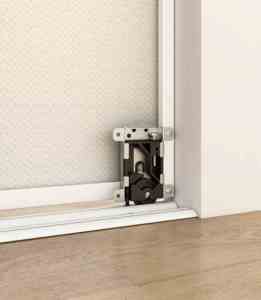 Thiết kế hiện đại trượt Barn <span class=keywords><strong>Closet</strong></span> gương cửa với phần cứng Kit Bypass tủ quần áo phụ kiện cửa - Product Image 5