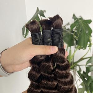 ผมต่อแบบลอนลึกเกรด12A 16-30นิ้วสำหรับผู้หญิงผมมนุษย์บริสุทธิ์ยังไม่ผ่านการทำสารเคมี - Product Image 6