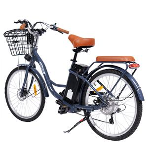 24 * 1.75 inch tire brushless motor 36V10AH lithium battery city sports <b>electric</b> bicycle - Product Image 2
