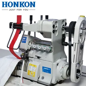 Hk 700-4/lfc máquina de costura, alta velocidade, quatro fios, overlock, 0-8mm, max., espessura de costura, honkon
