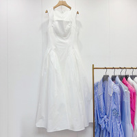 Robe longue d'été pour femme, style décontracté, tube vintage avec dentelle