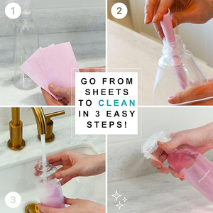 Многоразовые растворимые чистящие полоски для дома, кухни и ванной комнаты: экологичное универсальное средство для всех поверхностей - Product Image 4