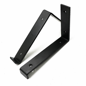 Support de cloison de stockage en fer mural en forme de L Support de panneau de couche de cadre Code d'angle Plaque métallique Support mural porteur - Product Image 1