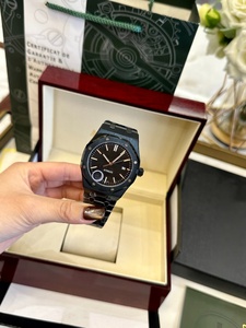 Montre Audemar Piguet à mouvement mécanique automatique, bracelet en cuir de luxe de haute qualité, boîtier en acier inoxydable, aiguilles de montre - Product Image 6