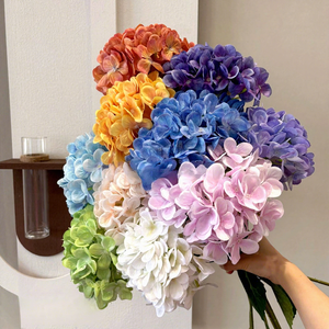 Fiore Artificiale a Stelo Singolo <span class=keywords><strong>Bella</strong></span> Ortensia 90 cm Grande per Matrimoni, San Valentino, Decorazioni Esterne, Pareti Interne, Corridoi con Soffitti Alti - Product Image 2