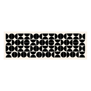 Tapis de protection rectangulaire en feutre pour meubles, à rayures, moderne, simple, antidérapant, anti-usure, résistant à la chaleur - Product Image 3