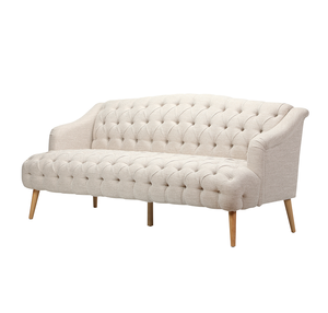 Cómodo Sofá Cama Cuadrado Convertible de 3 Plazas con Patas de Madera para Apartamentos y Hoteles - Product Image 5