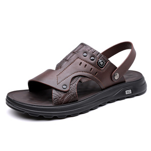 Sandalias Planas Casuales para Hombre, Punta Abierta, Suela de Goma, Entresuela de EVA, Estilo Slip-On de Verano, Forro Textil, Origen China - Product Image 5