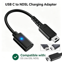 Câble de charge USB C vers 3DS pour Nintendo 3DS XL 2DS 2DS XL DSi DSi XL Adaptateur de chargeur USB-C Type-C pour console de jeu portable