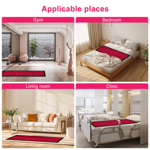 Bonliter 172W 1400LED Estera de terapia de luz roja 3 en 1 Infrarrojo cercano 660nm 850nm con pulso para relajación muscular Alivio del dolor Sauna SPA - Product Image 5