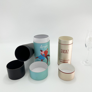 Cajas de jabón de bomba de baño reciclables y desechables personalizadas, contenedor de tubo de papel hecho a mano con tapa mate, embalaje de vaporizador de Ducha - Product Image 3