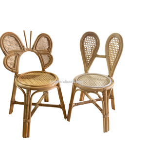 Silla de Ratán Hecha a Mano para Niños, Estilo Boho, Muebles Infantiles para Fiestas de Cumpleaños y Accesorios para Fotos - Product Image 2