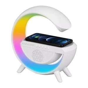 Ele-Gate Smart Table Lamp Speaker <b>Wireless</b> Charger Bluetooth Portable Speaker With Colorful <b>Light</b> - Product Image 2