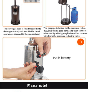 Umbrella <strong>Gas</strong> <strong>Heater</strong> Outdoor <strong>Gas</strong> Heating Equipment Commercial Domestic Quick Heating Vertical Outdoor Heating <strong>Gas</strong> Patio <strong>Heater</strong> - Product Image 3