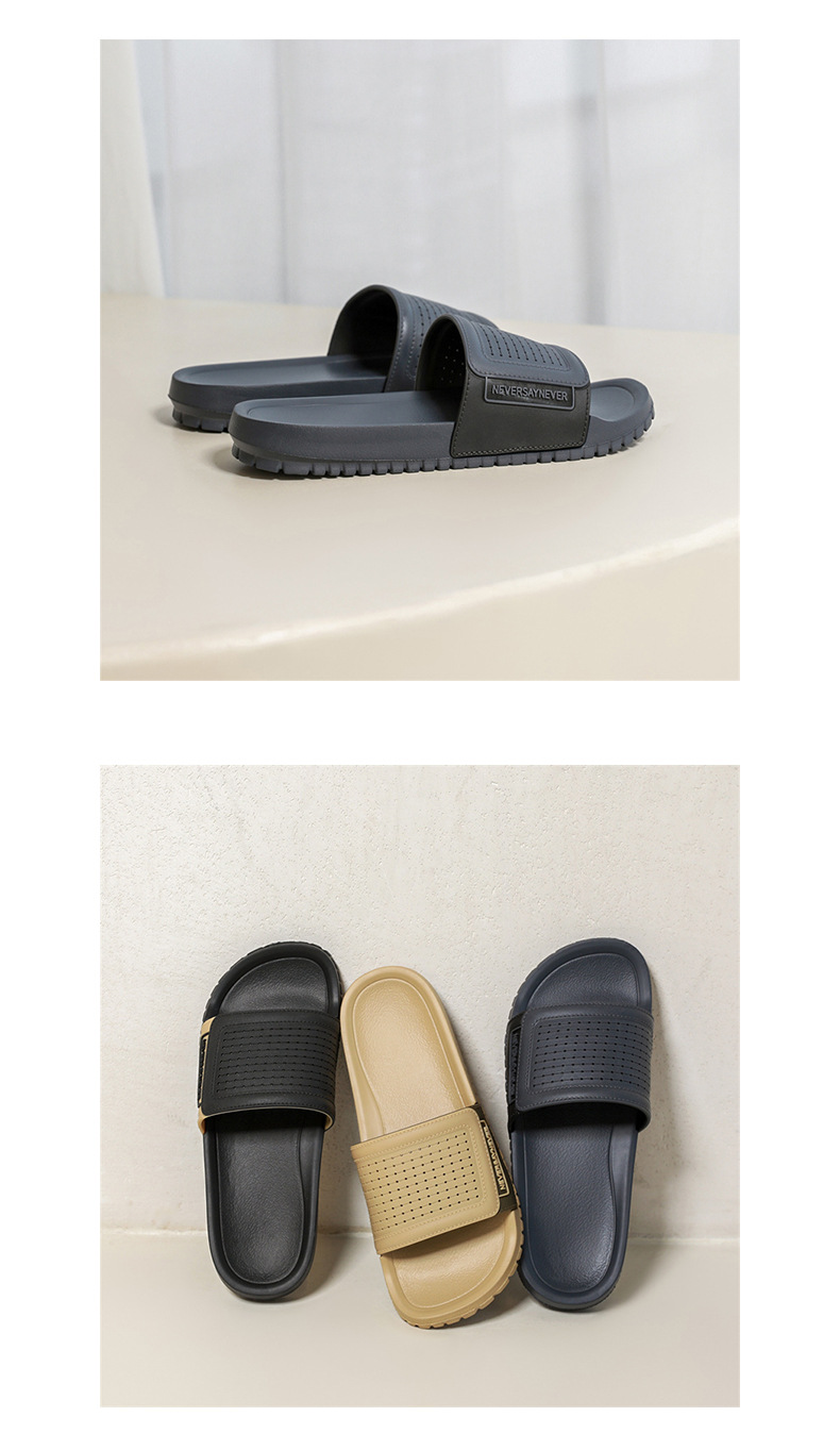 High Quality Non-slip Bath Slippers for Women and Men House Thick Platform Sole Slides