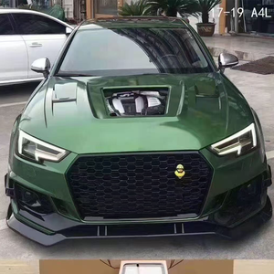 Grille de pare-chocs en ABS noir brillant pour grille 17-19 audi a4 b9 | Grille de voiture style A4 S4 à RS4 US Warehouse fedex - Product Image 6