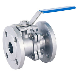 ANSI150 DN100 PN16 WCB Doppelflanche 2-Wege-Edelstahl 304 Griff Wasser Öl Dampf manuelles Hochtemperatur-Kugelventil