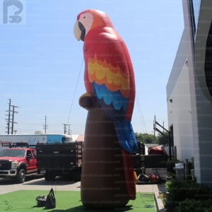 Llamativo Modelo Inflable Gigante <span class=keywords><strong>de</strong></span> <span class=keywords><strong>Loro</strong></span> Macaw con Logotipo Personalizado, Mascota <span class=keywords><strong>de</strong></span> Aves Tropicales, Inflable Publicitario para Fiestas Temáticas <span class=keywords><strong>de</strong></span> la Selva - Product Image 3