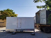 2024 Personnalisé Public VIP Toilette Remorque Portable Événement De Luxe Toilettes Extérieure Caravane Douche En Acier Toilette Mobile Salle De Bains