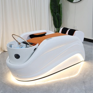 Cama de Masaje 4D de Lujo 2026 con Circulación de Agua, Silla Eléctrica Inteligente para Spa Capilar, Base de Fibra de Vidrio, Cama de Lavado para Salón - Product Image 3