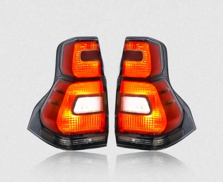 Car Tail Lights LED for Prado Land Cruiser FJ150 2018 2019 2020 Modified Tail Lamp