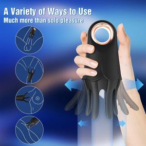 男士电动性玩具训练器振动器6指24颗粒7振动环自慰器电动自慰器 - Product Image 4