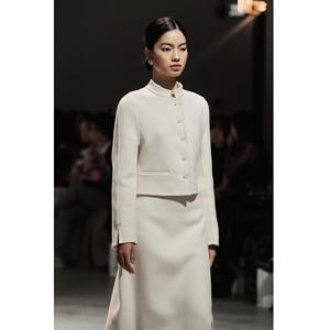 Jupes longues pour femmes de haute couture, écologiques, MIRELLA, jupes en cachemire faites à la main, taille naturelle, longueur midi, jupes pour femmes - Product Image 1