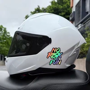 Autocollants décoratifs pour voiture NORISKNOFUN, autocollants personnalisés pour <span class=keywords><strong>casque</strong></span> de <span class=keywords><strong>moto</strong></span>, autocollants créatifs pour vélo de montagne - Product Image 2
