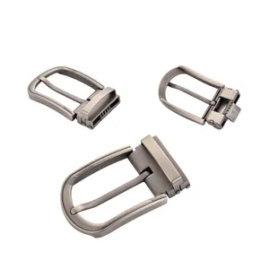 OEM/ODM Mens Xoay Xoay Quay Kim Loại Kẽm Hợp Kim Đơn Giản Clip Pin Belt Buckle