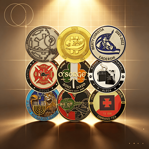Breloques personnalisées avec logo, fabriquées en Chine, de haute qualité, style américain, fabricant de pièces de monnaie sur mesure - Product Image 1
