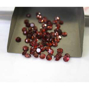 Grenat rouge naturel de 1,75 mm, 0,036 ct, taille ronde brillante, pierre précieuse pour bijoux - Product Image 4