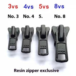 Pour <span class=keywords><strong>YKK</strong></span> n ° 3 4 5 <span class=keywords><strong>8</strong></span> extracteurs de <span class=keywords><strong>fermeture</strong></span> <span class=keywords><strong>éclair</strong></span> en résine avec crochets de verrouillage accessoires en plastique pour vêtements à extrémité ouverte - Product Image 3