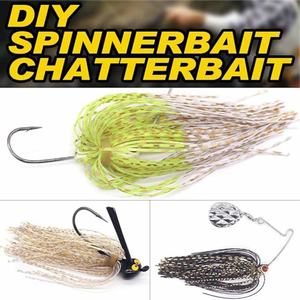 Großpackung Angelköder, Gummischürzenmaterial, Standard Silikon-Schürzen mit Streifen - Product Image 4