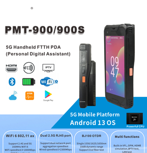 PMT-900s / PMT-900 Asistente Digital FTTH PDA con Doble Puerto Ethernet 2.5G RJ45, Prueba de Velocidad WIFI, 4G+64G 6G+128G - Product Image 2