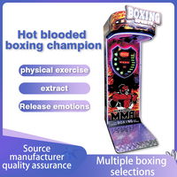 Machine de jeu de boxe électronique pour adultes, avec musique intégrée, pour salles de sport et salles d'arcade, modèle distributeur