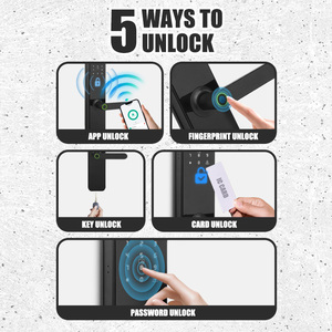 Bán hot giá rẻ giá phổ sắt thép thông minh vân tay khóa cửa - Product Image 2