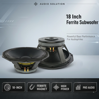 Subwoofer professionnel de 18 pouces, 700 W RMS, haut-parleur PA, bobine vocale de 100 mm, aimant de 250 mm, coque métallique pour système de sonorisation de scène et de concert