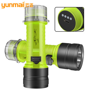 D456 Diving Flashlight 10W LED Rechargeable Type C Magnetic <b>Switch</b> Amphibious High Intensity Dive Light - Product Image 3